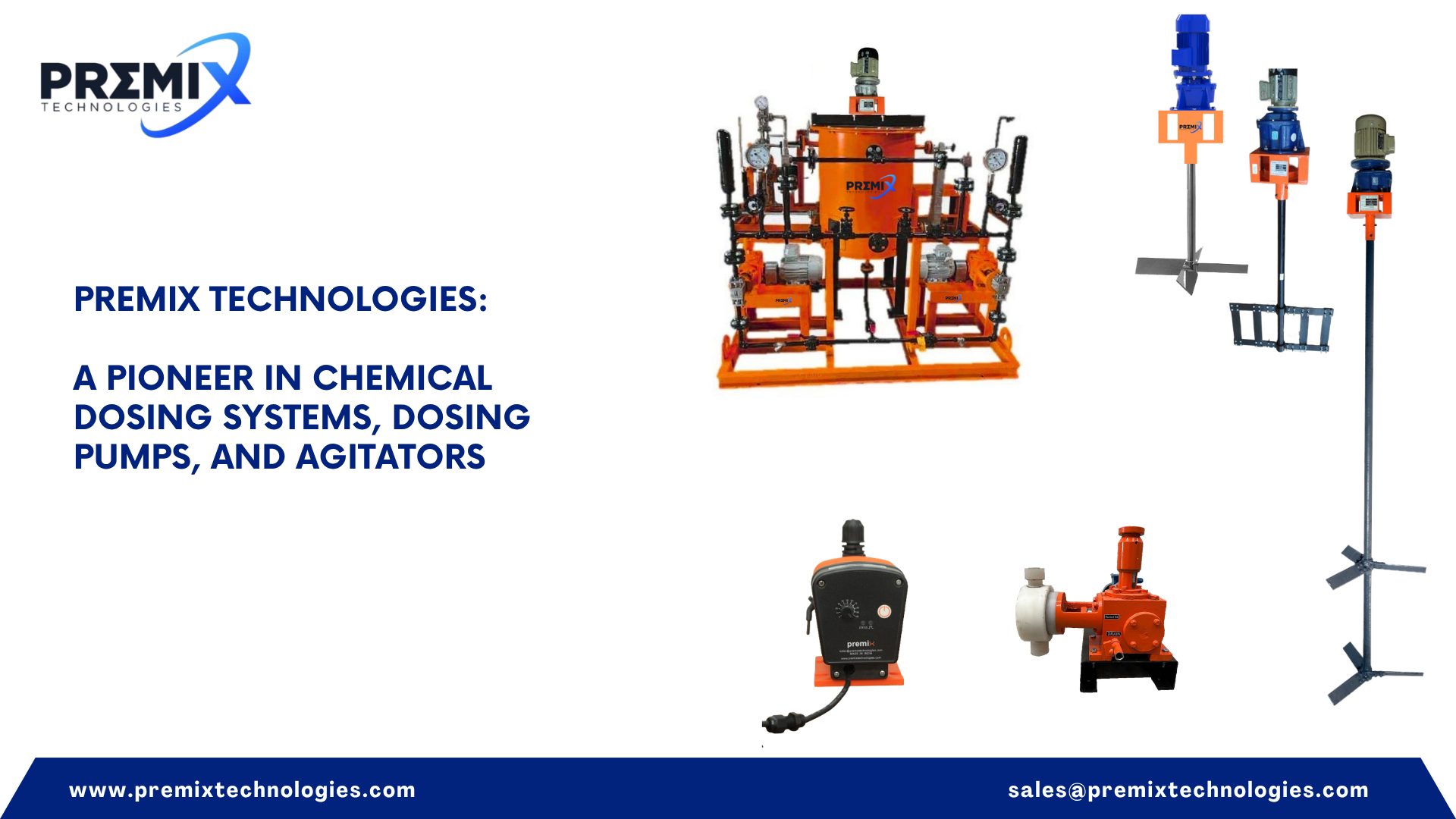 Premix Technologies: A Pioneer in Chemical Dosing Systems, Dosing Pumps, and Agitators
